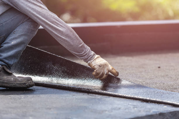 Professional Basement Waterproofing technician working in Adrian, MI